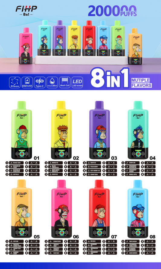 FIHP 200K 8-in-1 Disposable Vape