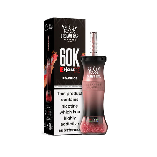 Chicha Crown Bar AL Fakher 60 000 bouffées